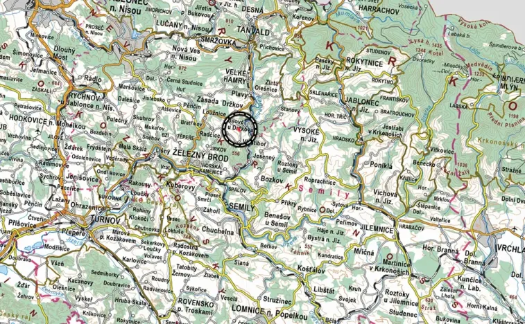 Prodej louky, Jílové u Držkova, 5847 m2