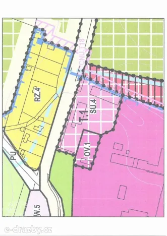 Dražba pozemku, Bohumín, Ovocná, 4854 m2