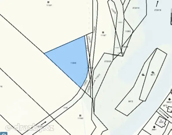Dražba pozemku, Klatovy, 1313 m2