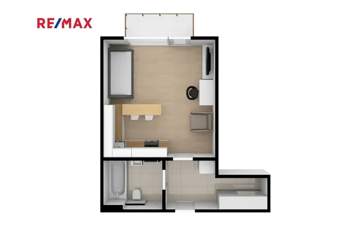 Pronájem bytu 1+kk, Plzeň, V Zahrádkách, 39 m2