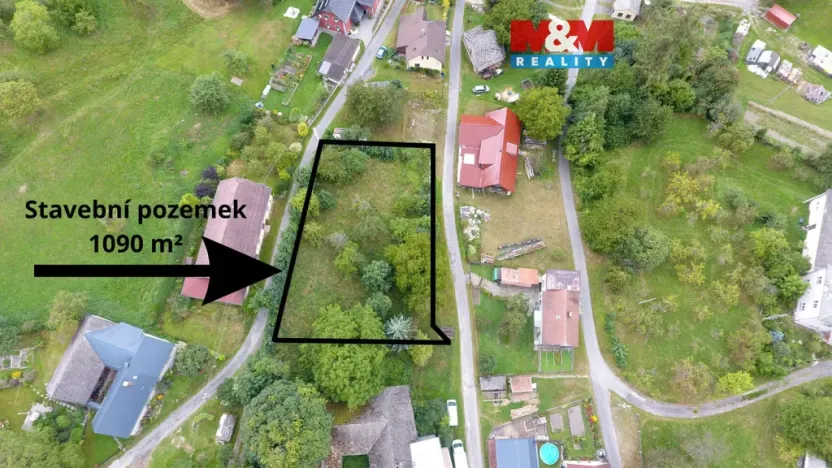 Prodej pozemku pro bydlení, Česká Třebová - Kozlov, 1090 m2