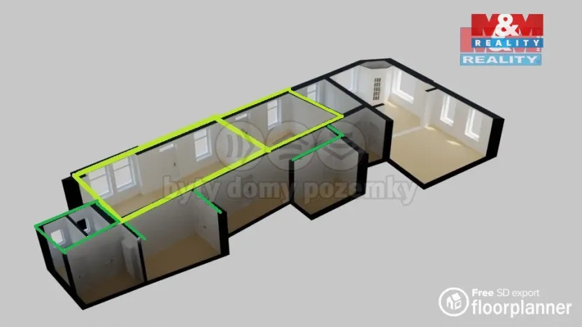Pronájem obchodního prostoru, Humpolec, Nerudova, 68 m2