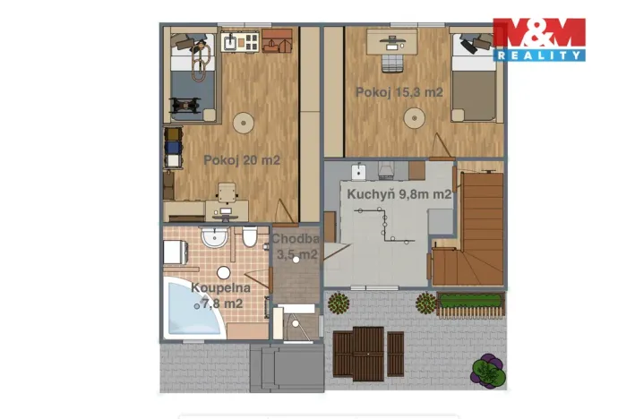 Prodej rodinného domu, Úvaly, Boženy Němcové, 103 m2