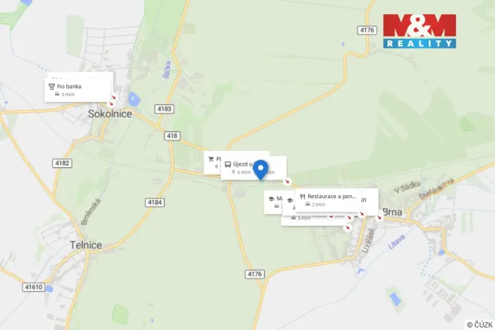 Prodej komerčního pozemku, Újezd u Brna, 1529 m2