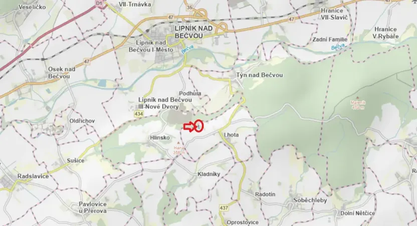 Prodej lesa, Lhota, 1562 m2