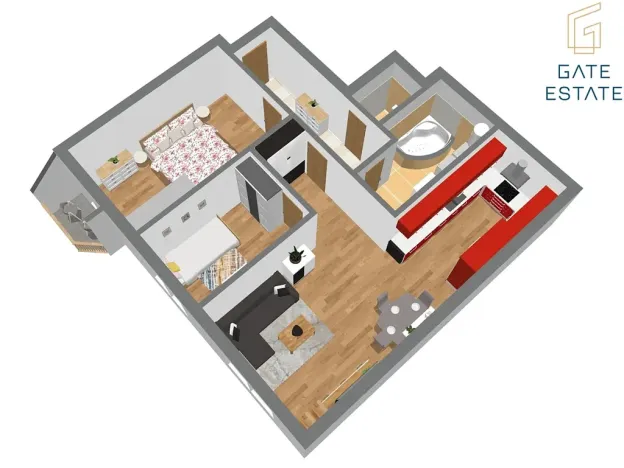 Pronájem bytu 3+kk, Uherský Ostroh, Hradišťská, 68 m2