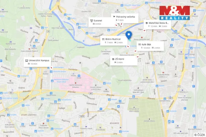 Prodej pozemku pro bydlení, Brno, Červený kopec, 1842 m2