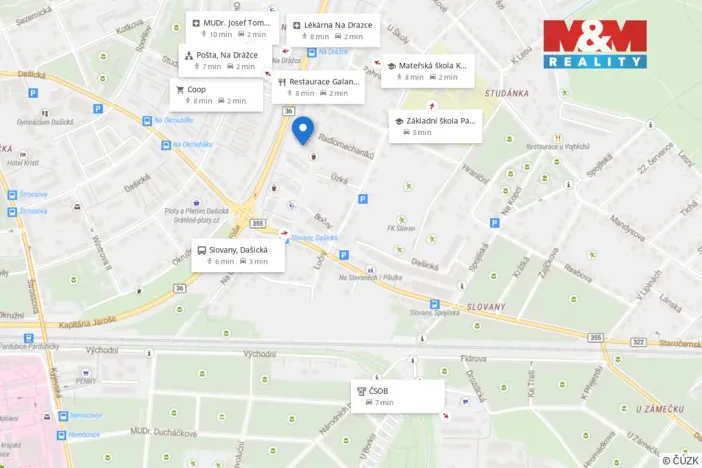 Pronájem bytu 2+1, Pardubice - Bílé Předměstí, Na Drážce, 52 m2