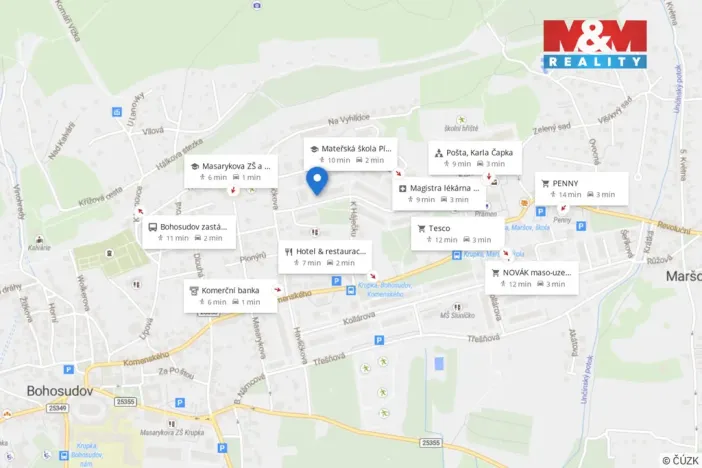 Pronájem bytu 4+1, Krupka - Maršov, Karla Čapka, 101 m2