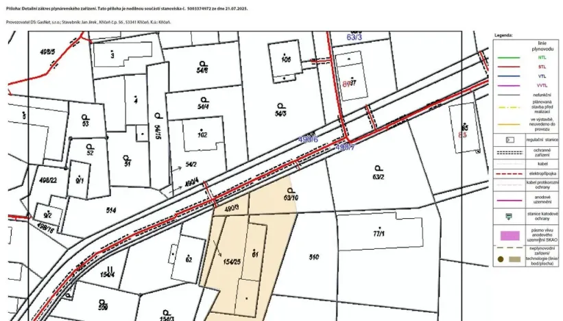 Prodej pozemku, Křičeň, 1045 m2