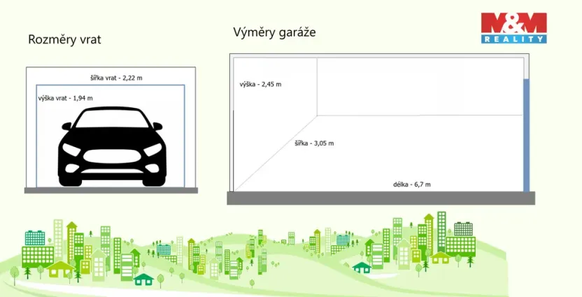 Prodej garáže, Ostrava - Mariánské Hory, 21 m2
