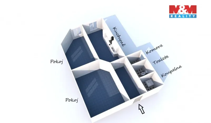 Pronájem bytu 2+1, Plzeň - Jižní Předměstí, Kardinála Berana, 90 m2