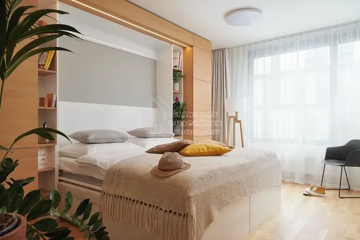 Pronájem bytu 1+kk, Praha - Střížkov, Střížkovská, 43 m2