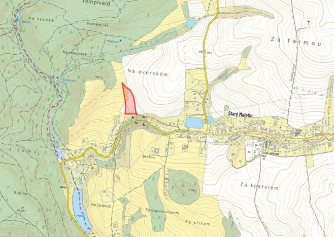 Prodej pole, Maletín, 14751 m2