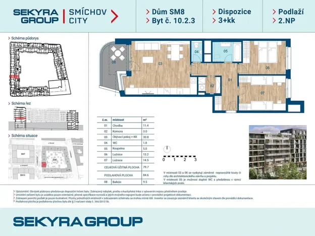 Prodej bytu 3+kk, Praha, 80 m2