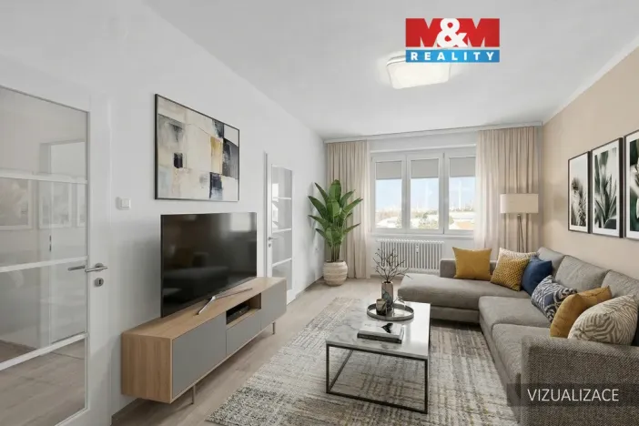 Prodej bytu 2+1, Kralupy nad Vltavou - Lobeček, Štefánikova, 52 m2