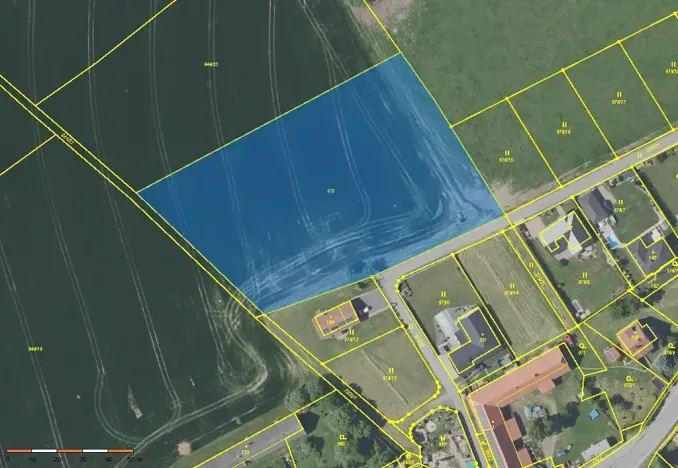 Dražba pozemku pro bydlení, Loket, 7909 m2