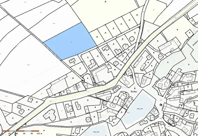 Dražba pozemku pro bydlení, Loket, 7909 m2