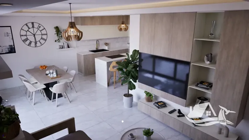 Prodej bytu 2+1, Deryneia, Kypr, 78 m2