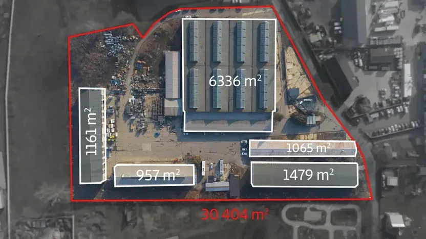 Pronájem skladu, Ostrava, Navrátilova, 957 m2