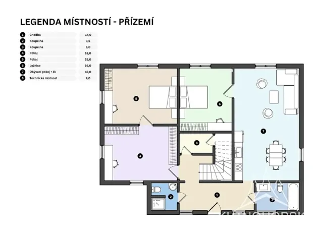 Prodej rodinného domu, Červené Pečky, Husova, 177 m2