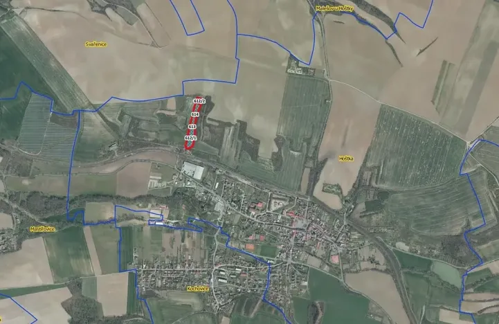 Prodej pole, Hoštka, 11797 m2