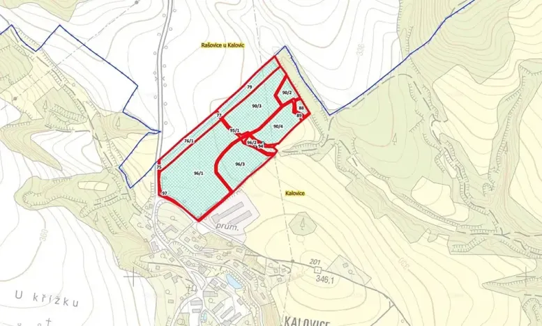 Prodej pole, Úštěk, 74838 m2