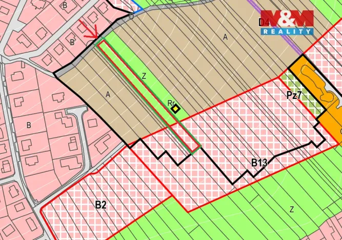 Prodej zahrady, Drásov, 2564 m2