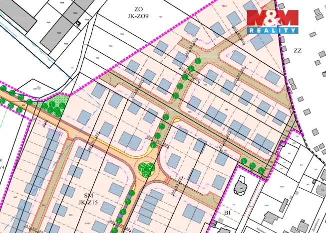 Prodej pozemku pro bydlení, Opava, Žižkova, 9449 m2