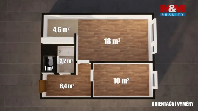 Prodej bytu 2+kk, Mladá Boleslav - Mladá Boleslav II, Jana Palacha, 43 m2