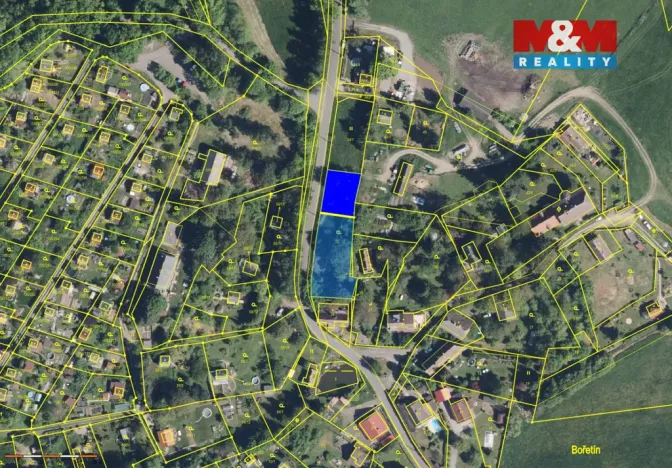 Pronájem zahrady, Stružnice - Bořetín, 350 m2