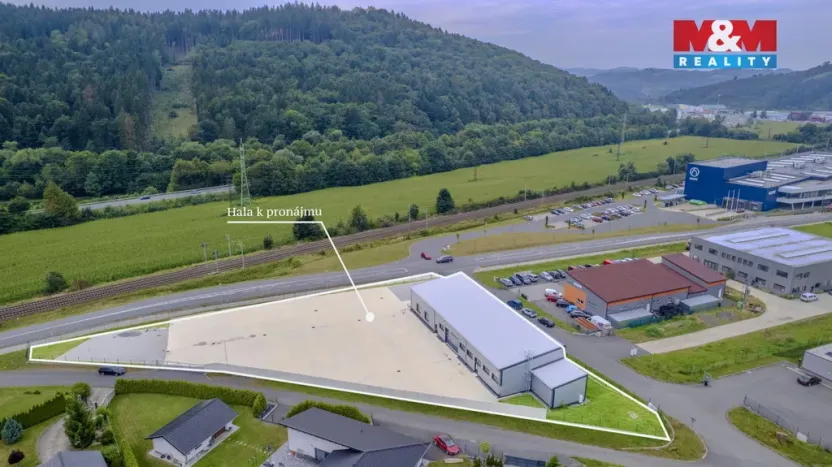 Pronájem výrobních prostor, Vsetín, Bobrky, 511 m2