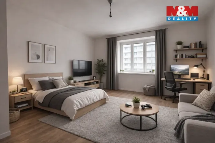 Prodej bytu 1+kk, Praha - Nusle, U družstev, 29 m2