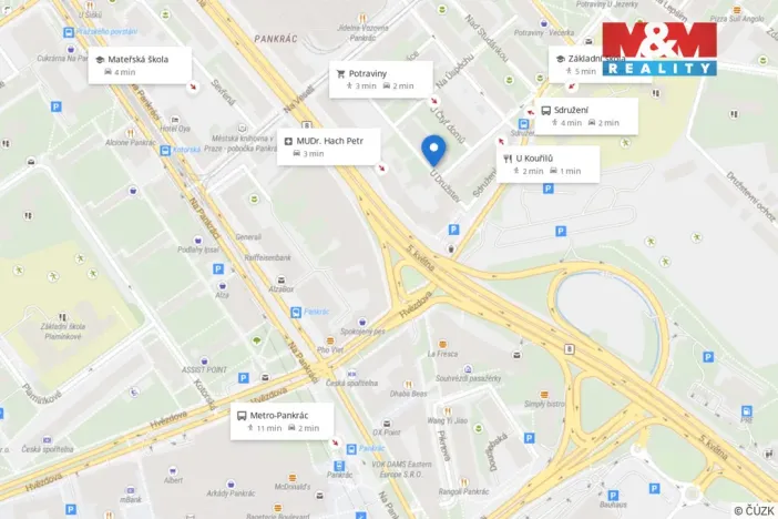 Prodej bytu 1+kk, Praha - Nusle, U družstev, 29 m2