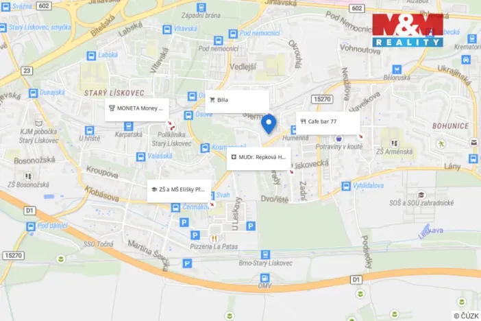 Prodej bytu 1+kk, Brno - Bohunice, Švermova, 28 m2