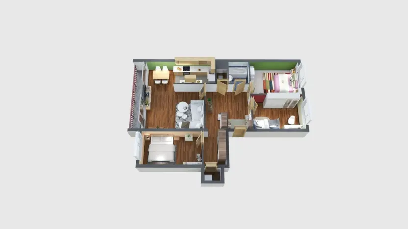 Prodej bytu 4+1, Praha - Černý Most, Anderleho, 105 m2