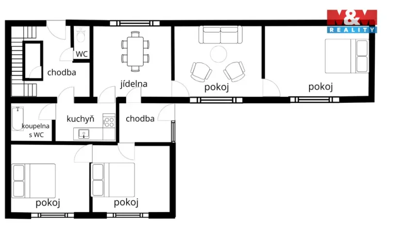 Prodej chalupy, Rudimov, 123 m2