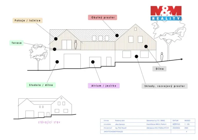 Prodej pozemku pro bydlení, Sebranice, 1032 m2