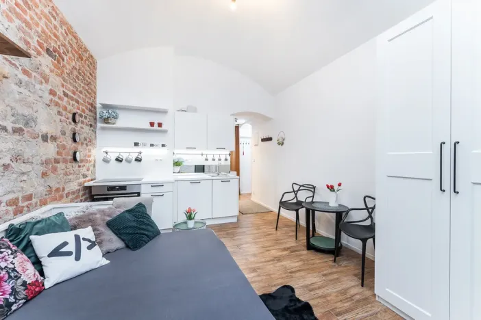 Pronájem bytu 1+kk, Praha - Holešovice, Dukelských hrdinů, 26 m2