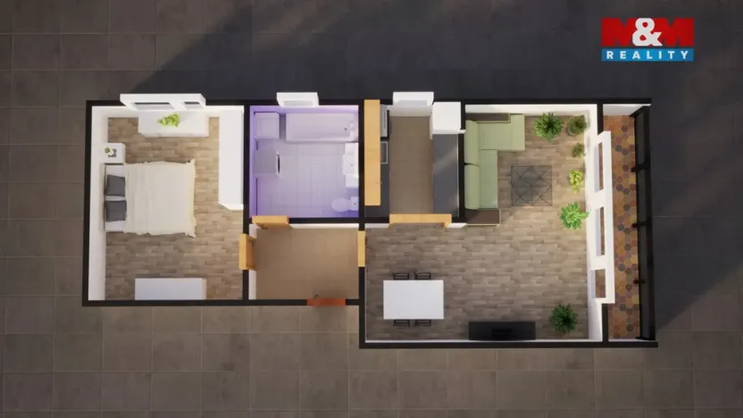 Pronájem bytu 2+1, Dolní Poustevna, Vilémovská, 60 m2