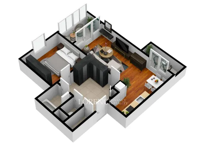 Pronájem bytu 2+kk, Praha - Košíře, Hoškova, 55 m2