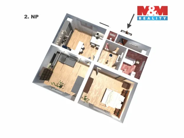 Prodej rodinného domu, Vodochody, U Studánky, 135 m2