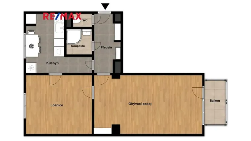 Prodej bytu 2+1, Praha - Hloubětín, Poděbradská, 51 m2