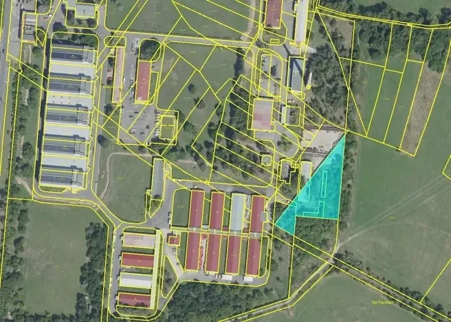 Dražba pozemku, Praha, 3834 m2