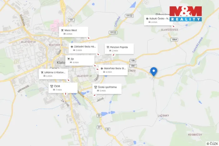 Prodej pozemku pro bydlení, Klatovy - Čínov, 730 m2