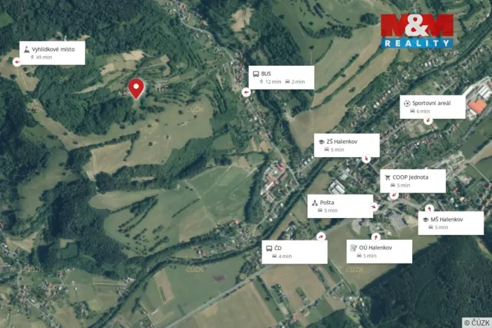 Prodej pozemku pro bydlení, Halenkov, 7015 m2