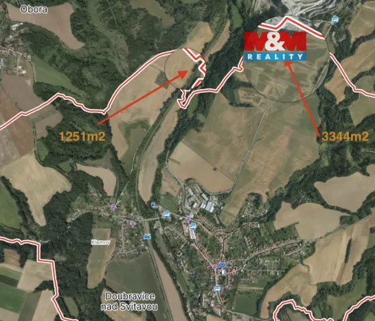 Prodej pole, Doubravice nad Svitavou, 4595 m2