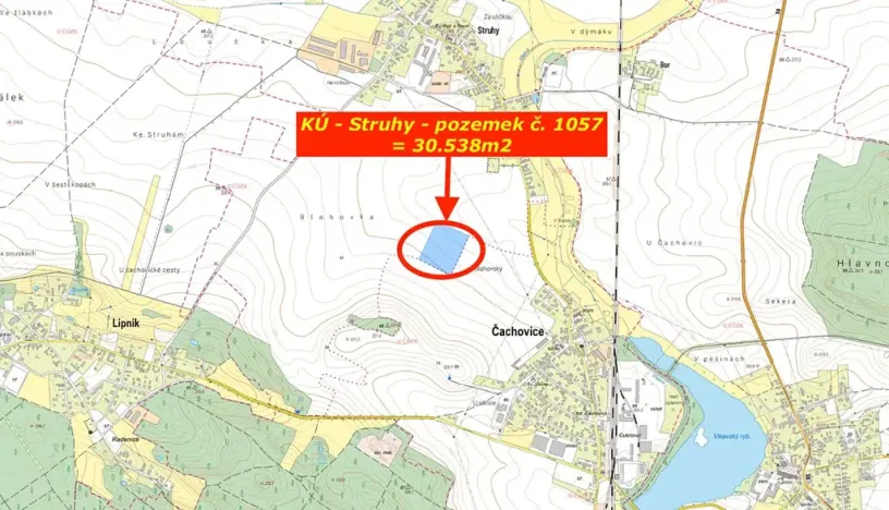 Prodej pole, Čachovice, 81755 m2