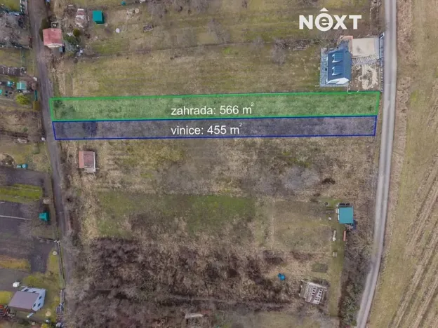 Prodej zahrady, Mikulov, 1021 m2