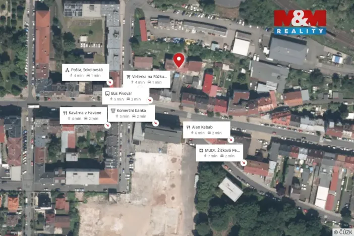 Pronájem bytu 1+1, Karlovy Vary - Rybáře, Sokolovská, 36 m2